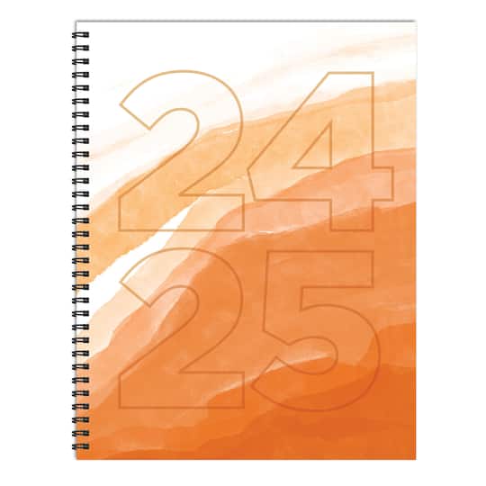 TF Publishing 2024 - 2025 Lava Wave Large Spiral Planner